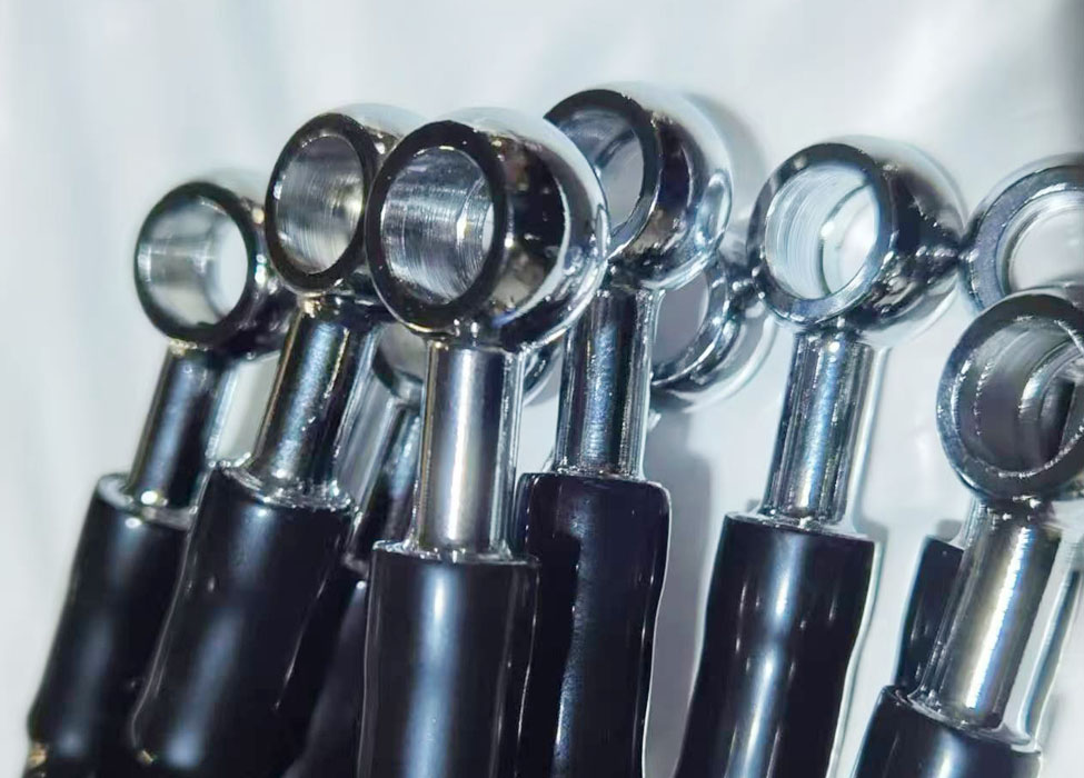 Rubber brake oil pipe assembly